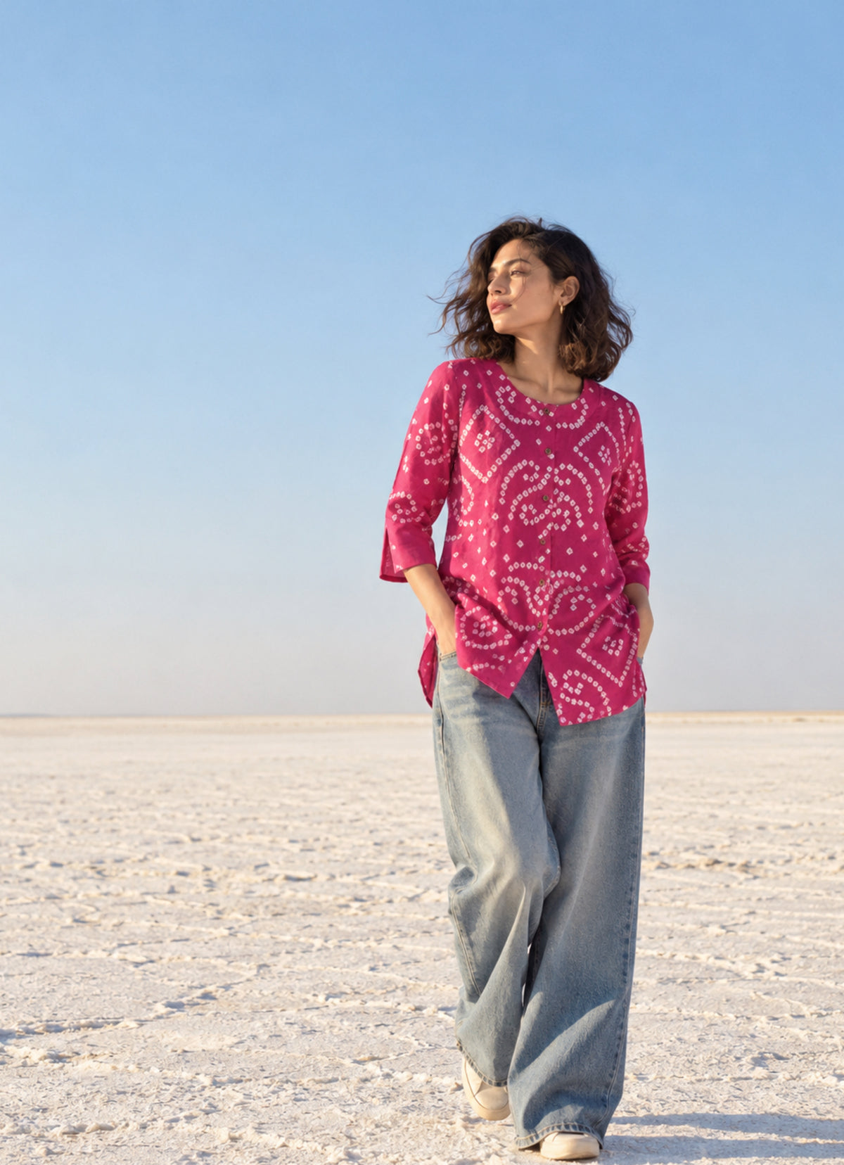 Gulabi - Bandhani Shirt